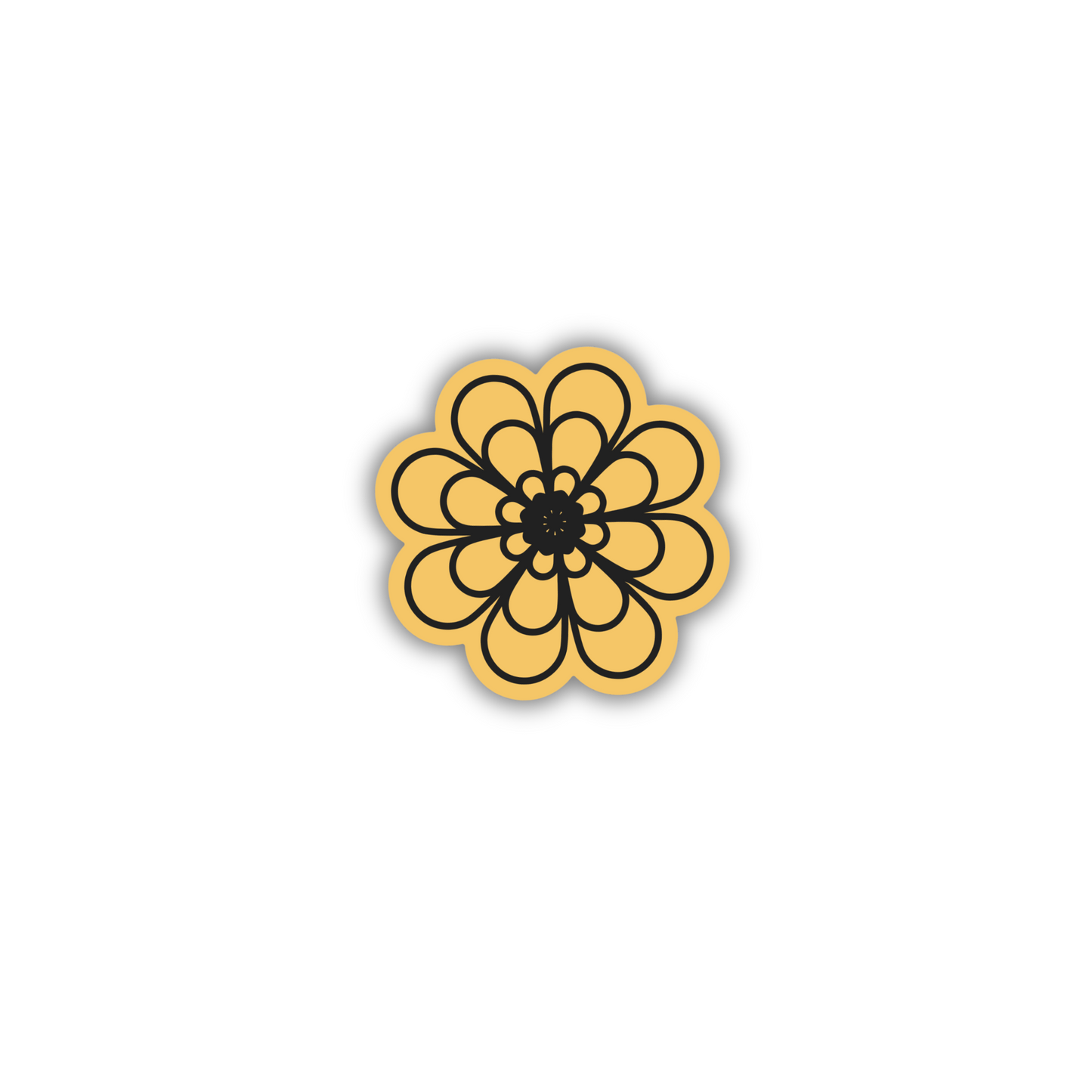 Groovy Flower Sticker