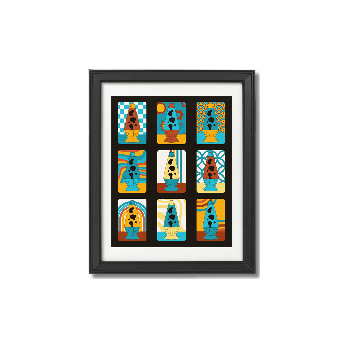 Groovy Lava Lamp Print