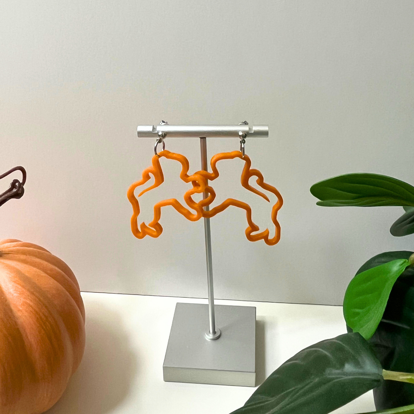 Walking Cat Outline Earrings