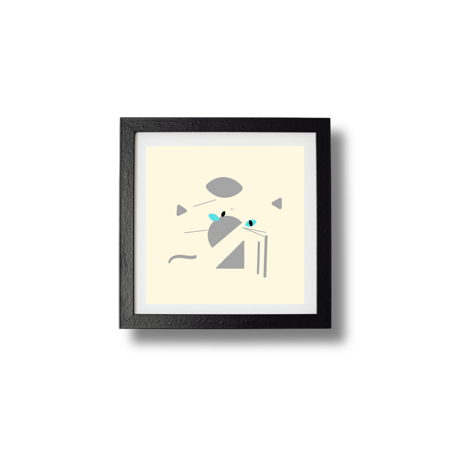 Abstract Cat Print