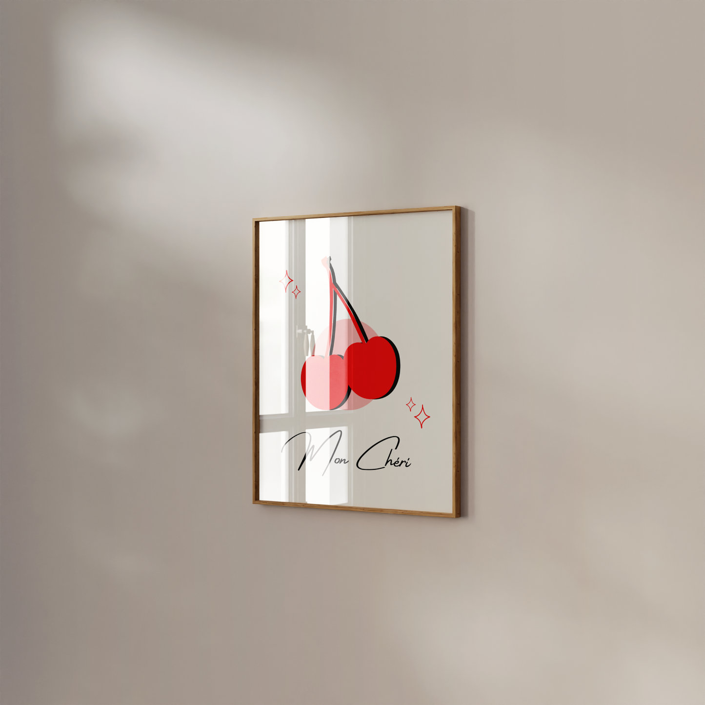 Mon Cheri Cherry Print