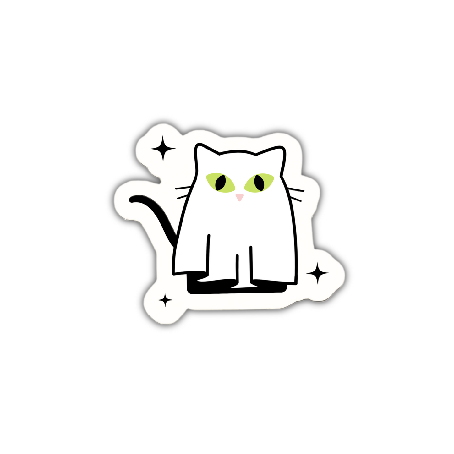 Ghost Cat Sticker