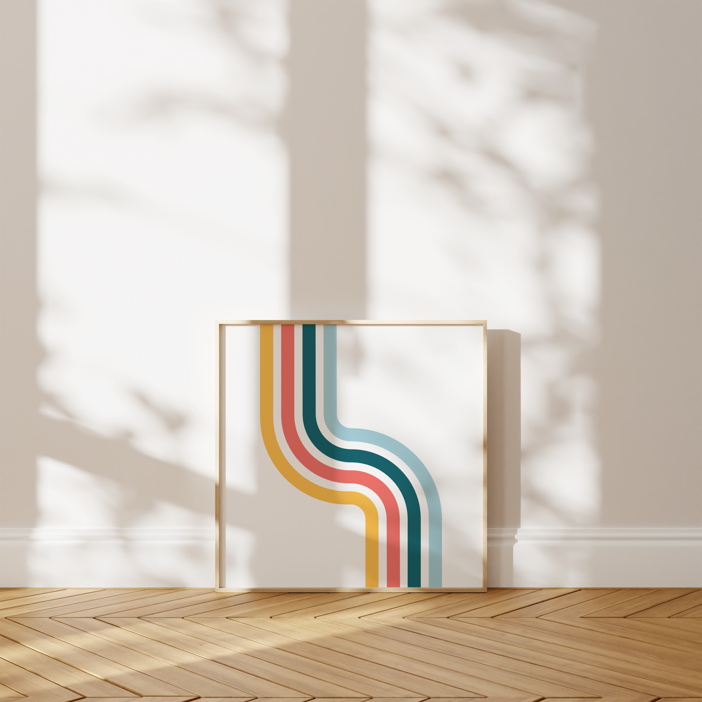 Starburst Curve Set of Three Prints