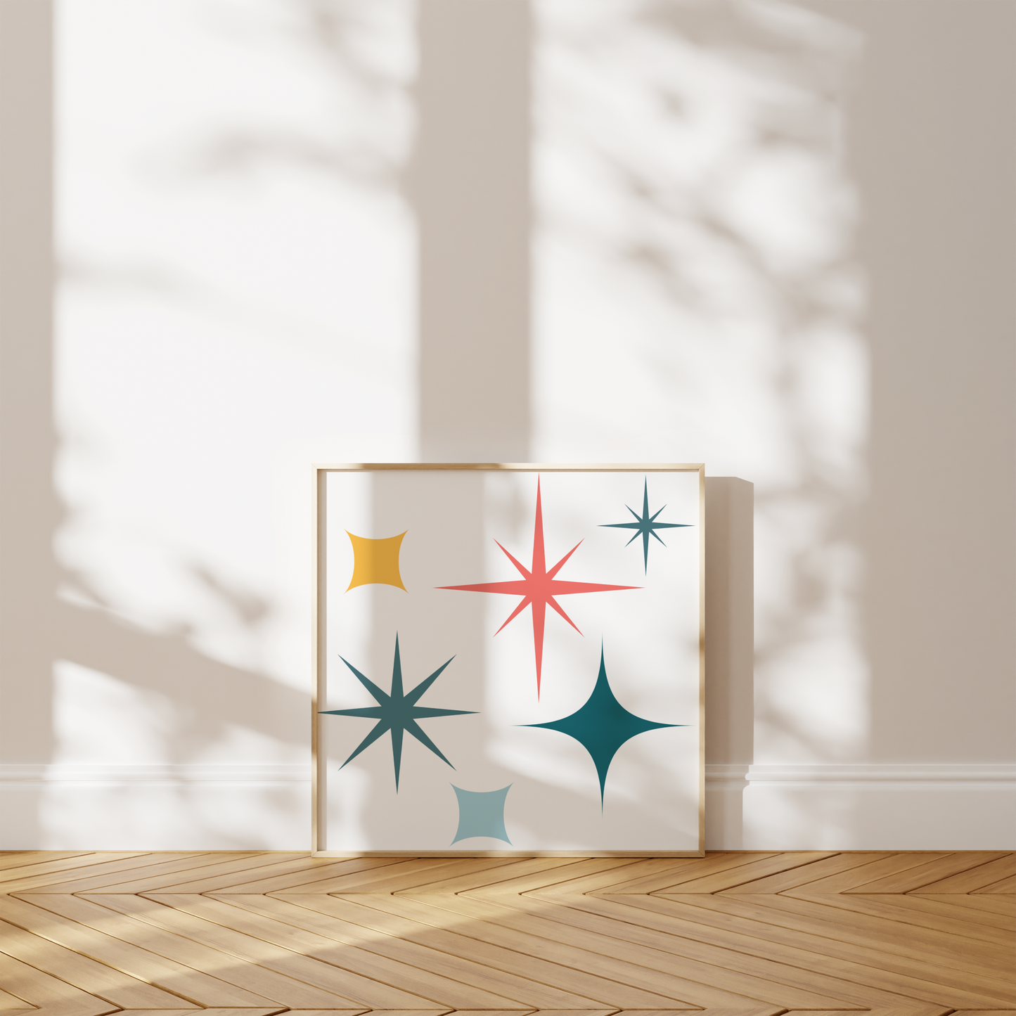 Starburst Curve Set of Three Prints