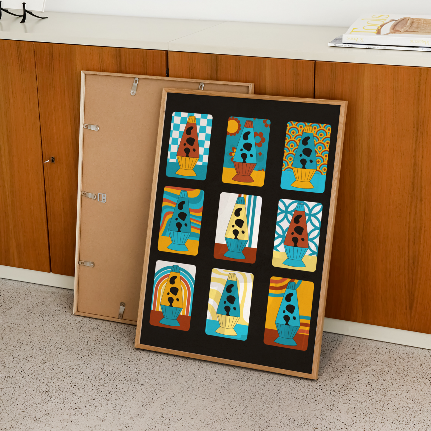 Groovy Lava Lamp Print