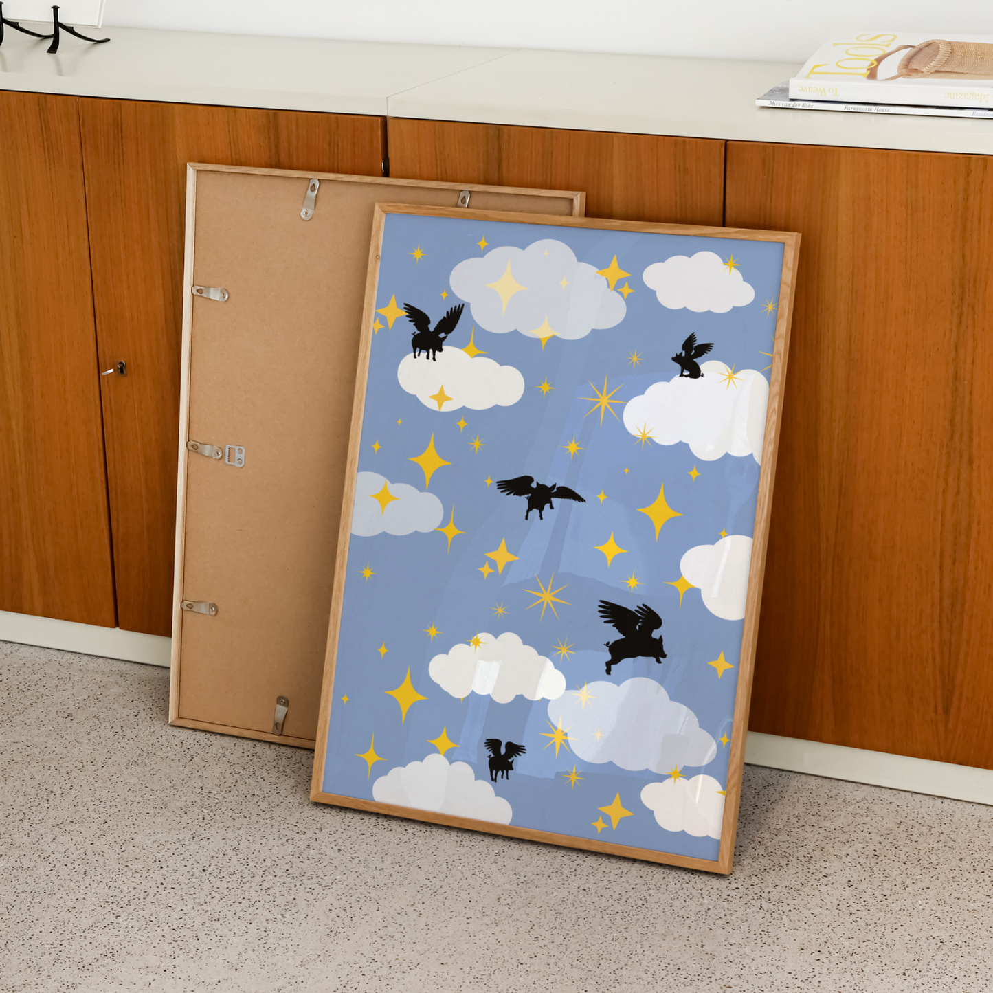 Flying Pigs Print
