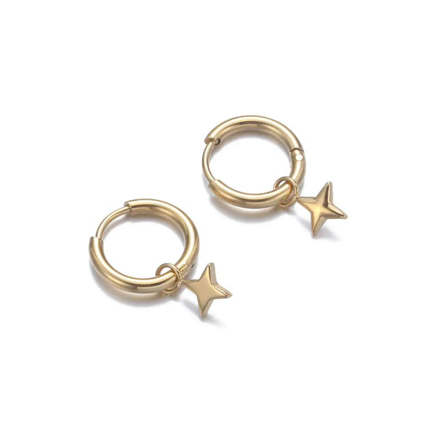 Mini Hoop Sparkle Earrings