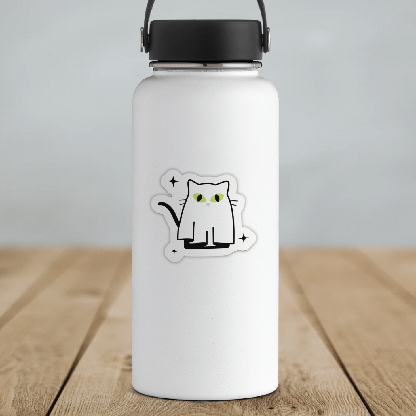 Ghost Cat Sticker
