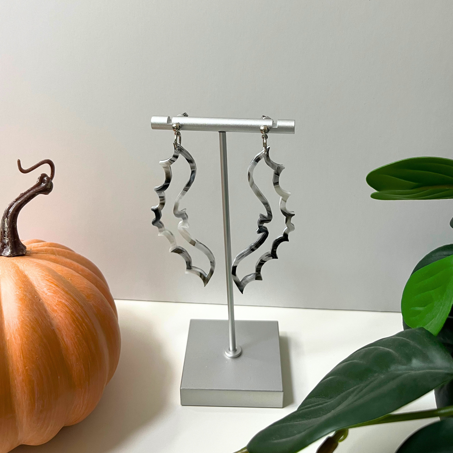 Bat Outline Earrings