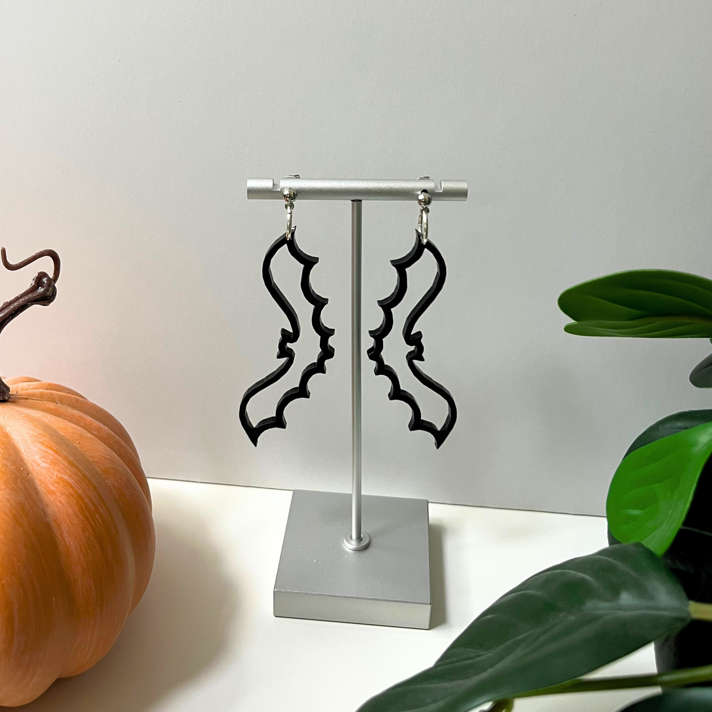 Bat Outline Earrings