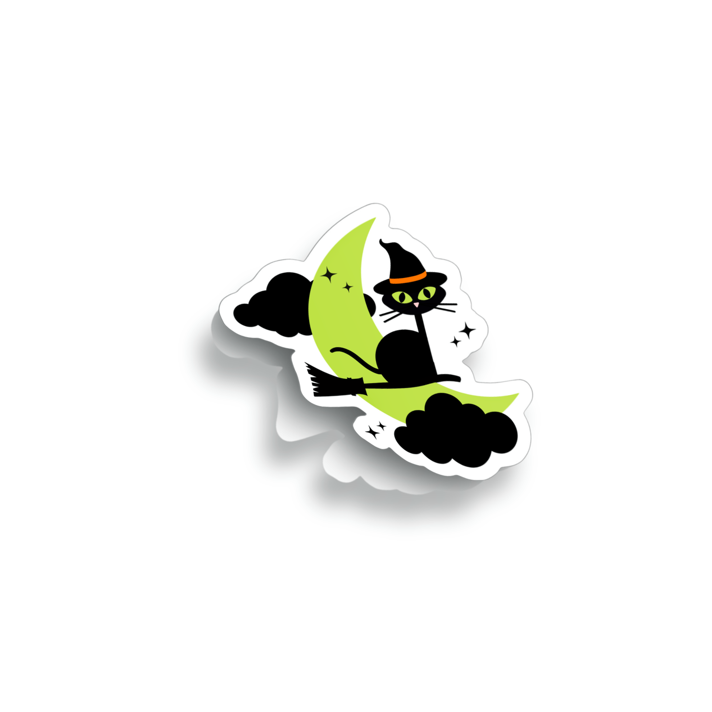 Witch Cat Sticker