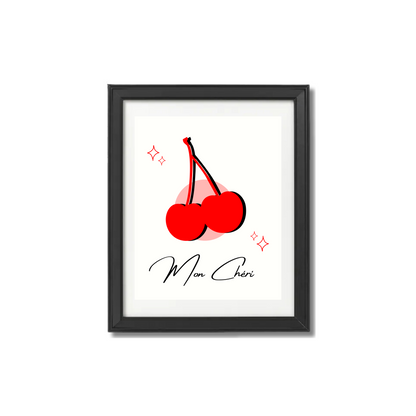 Mon Cheri Cherry Print