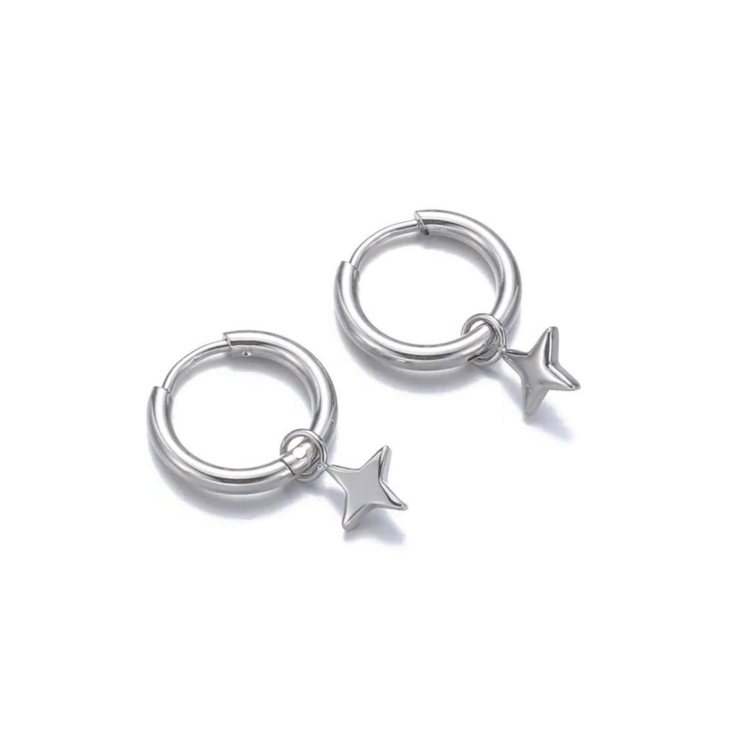 Mini Hoop Sparkle Earrings
