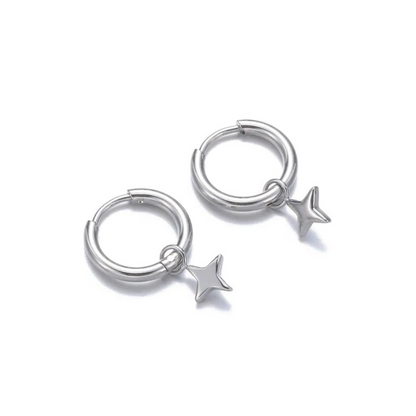 Mini Hoop Sparkle Earrings