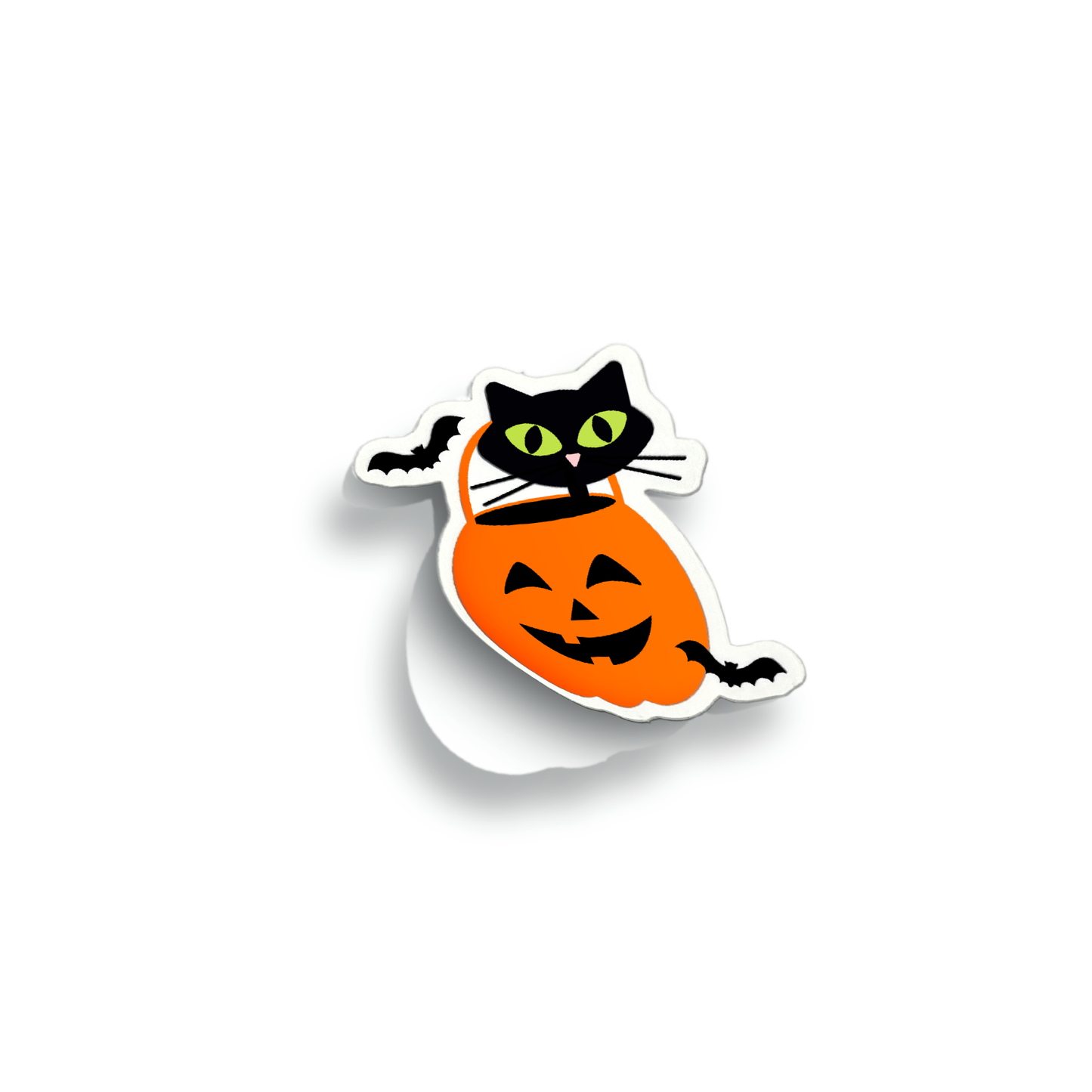 Jack-O'-Lantern Cat Sticker