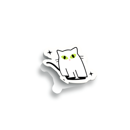 Ghost Cat Sticker